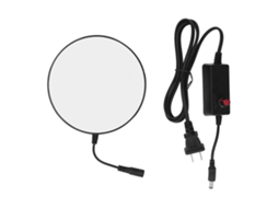 Luz Anel Led Ajustável Alto Brilho Lâmpada Para Microscópio Laboratório Abs