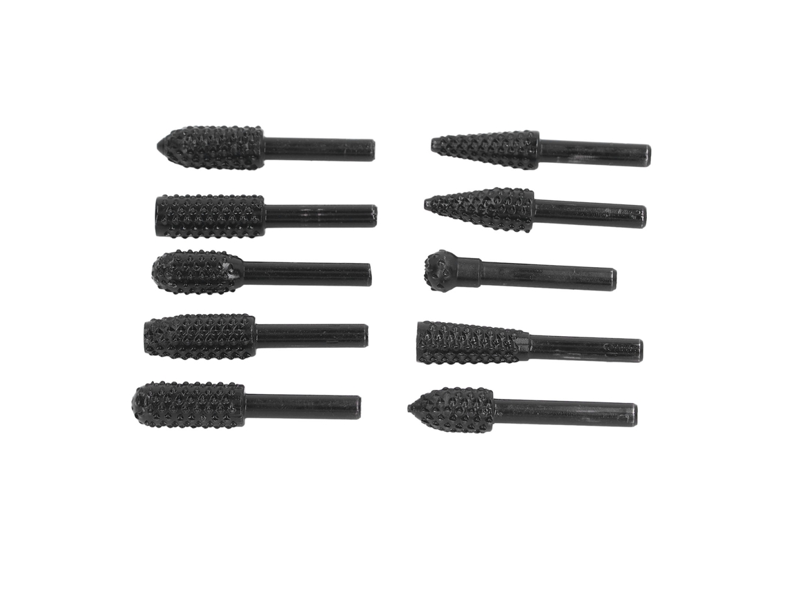 Conjunto De Limas Rotativas Em Carboneto Laxiscreed Para Escultura Em Madeira De Alta Precisão