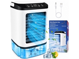 Mini climatizador USB, névoa dupla, compartimento de gelo, mesa, VOLTEDGE