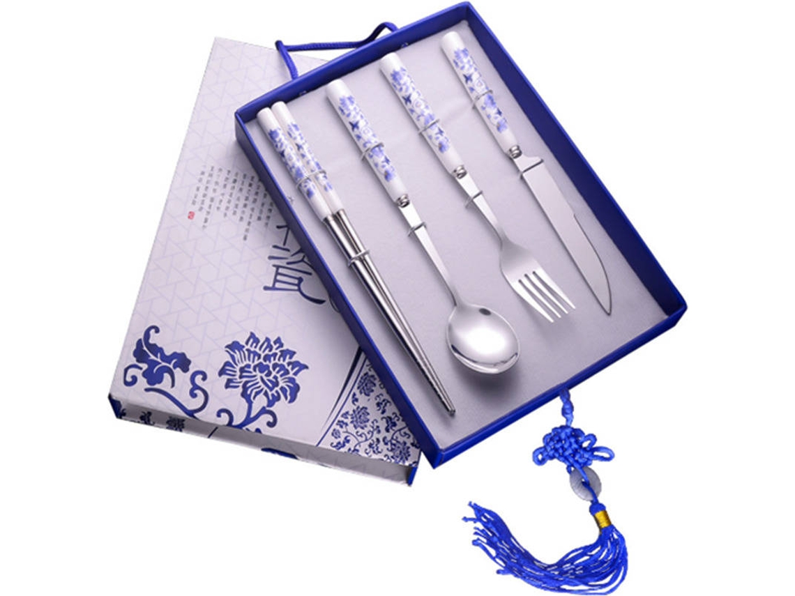 Talheres WJS Conjunto Chinês com Porcelana (Set - 1)