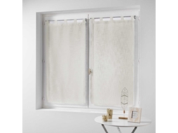 Par De Laços Retos 2 X 60 X 160 Cm Tecido Efeito Linho Haltona Natural