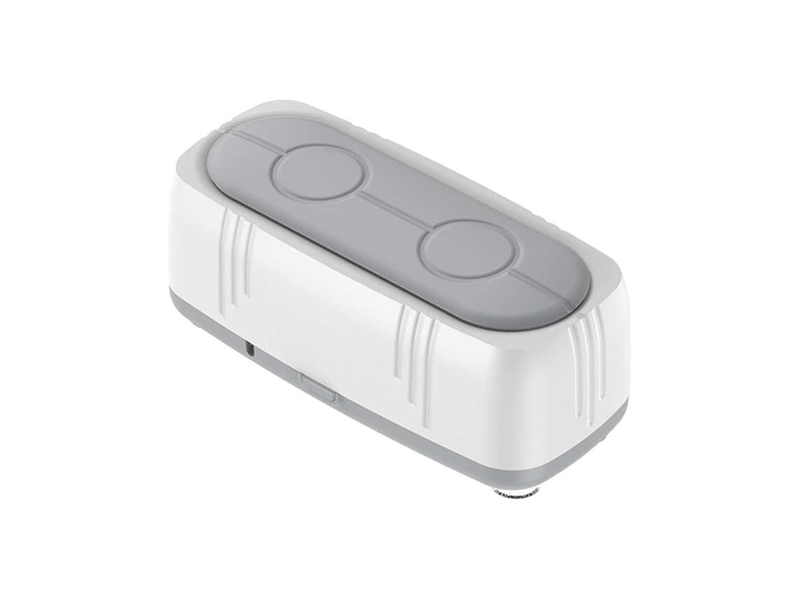 Limpador Ultrassônico de Óculos e Aparelhos Ortodônticos, Compacto e Portátil, para Joias e Dentaduras JYTGALX (branco)