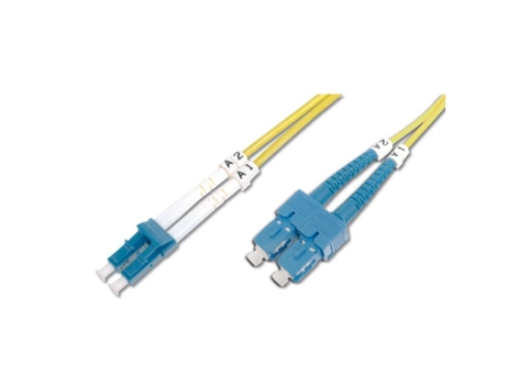 Cabo Fibra Ótica 9/125 LC-SC 2mt OS2 LSZH Amarelo
