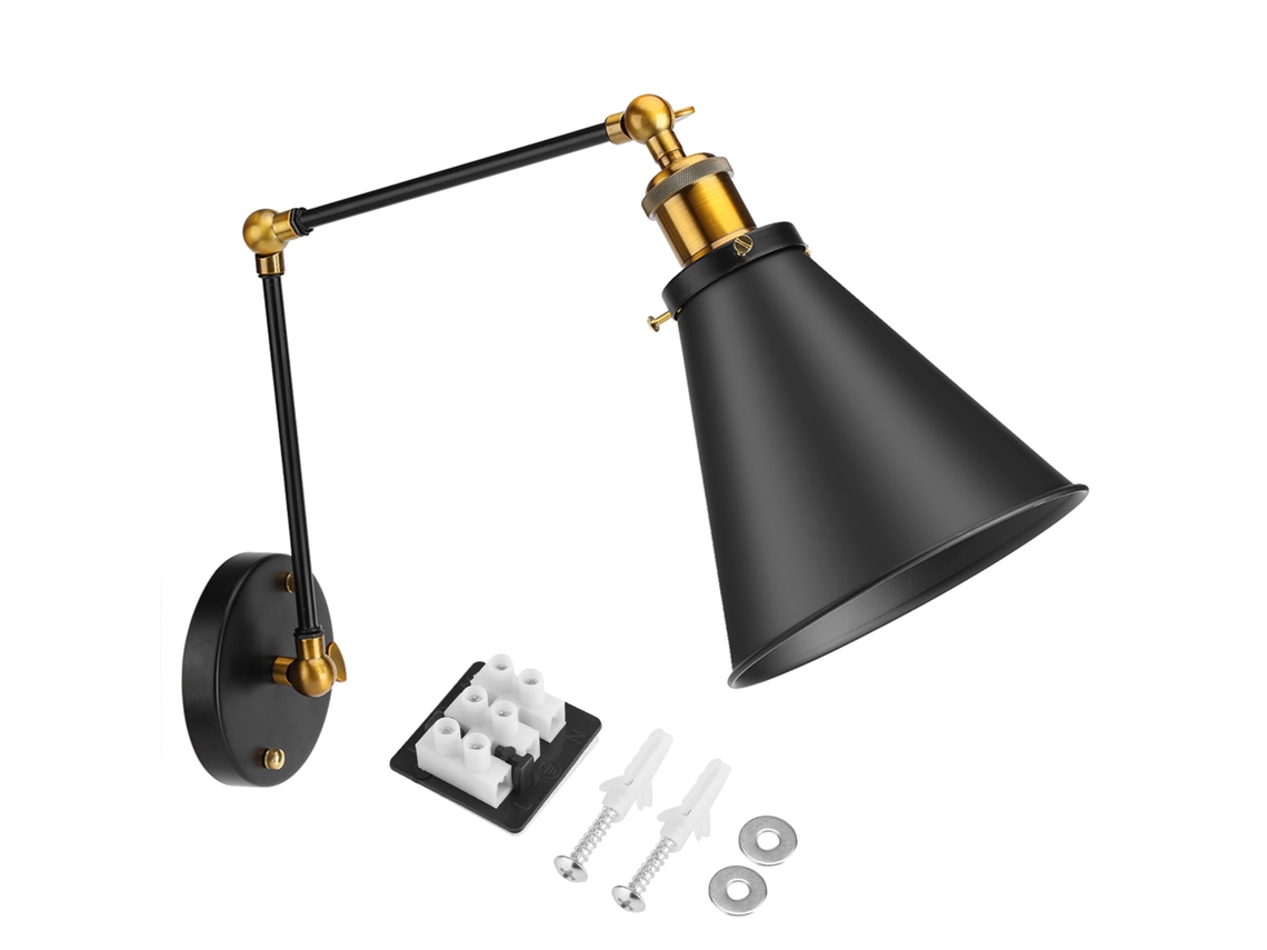 Luz de Parede LED ajustável com base giratória | S/MARCA