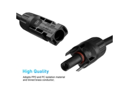 Conector Solar Y Branch Paralelo 3 Vías Auto-bloqueo Ip67 Cable 12awg Conectores Macho Hembra Panel Pv