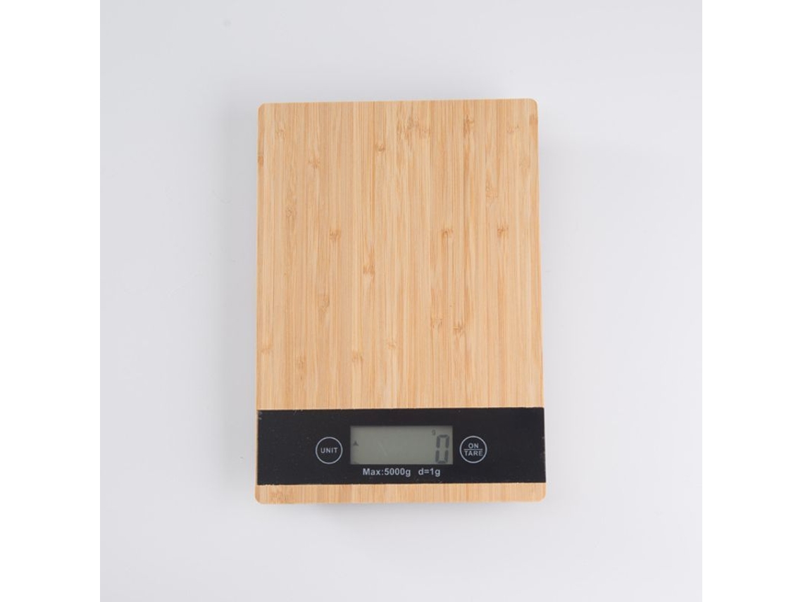 2026 básculas de Cozinha Eletrônica Profissional de Alta Precisão 5kg/1g com Painel de Bambu e Abs