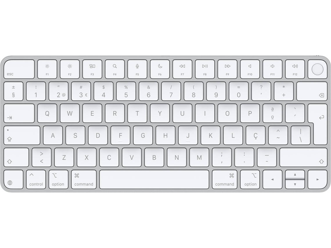 Teclado APPLE Magic Touch ID (Outlet Grade A - Layout Português - Branco)