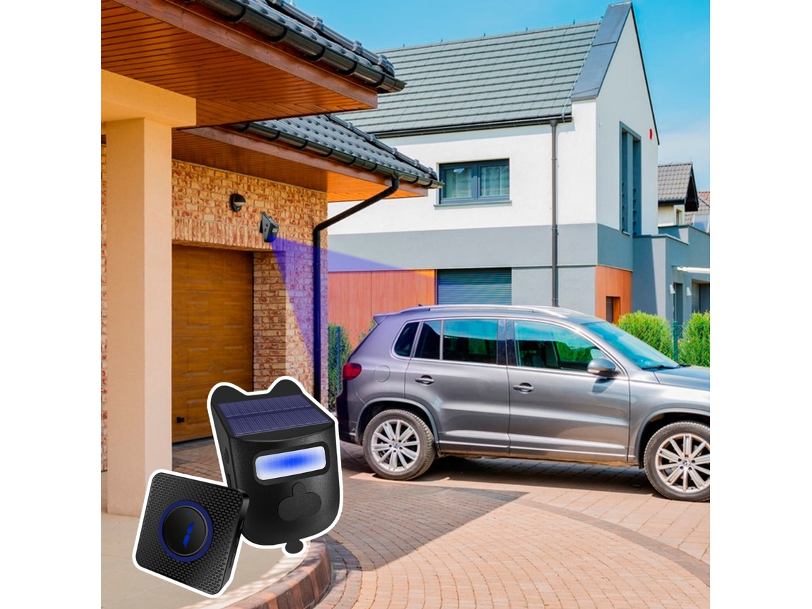Sistema de alarme solar com sensor de movimento