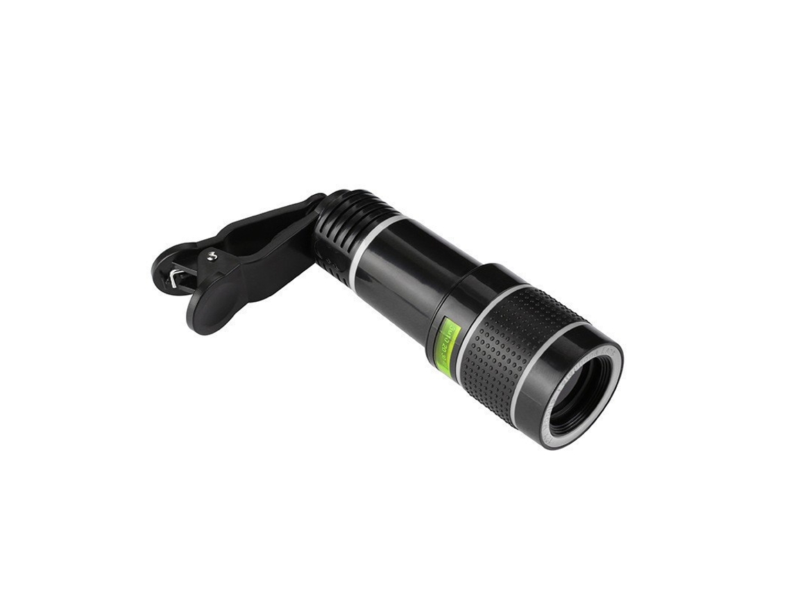 Lente De Zoom De Câmera 20x Para Telefone, Lente Grande Angular E Macro Para Telefone, Lente Fishey, Aplicável Para Jogos De Relógio (preto)