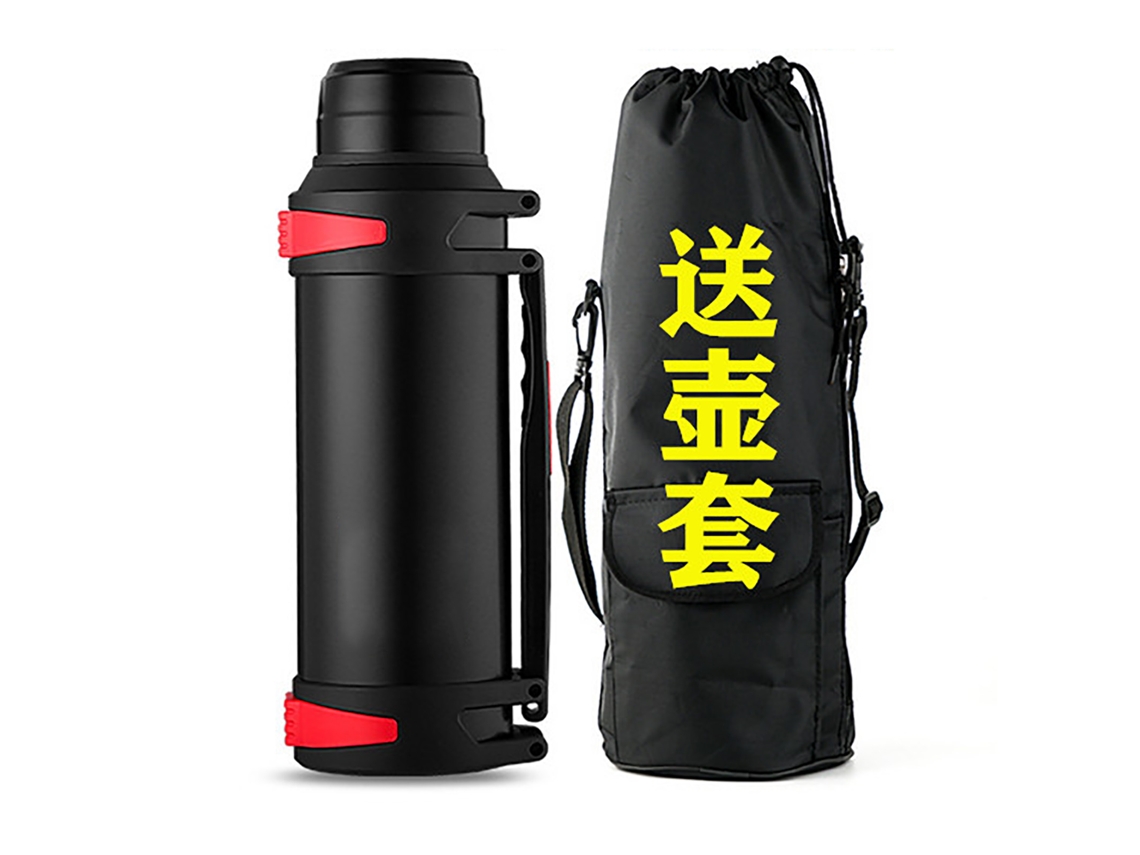 Mali garrafa Isolada 1600ml Grande Capacidade Inox com Pressão para Carro Viagem Camping