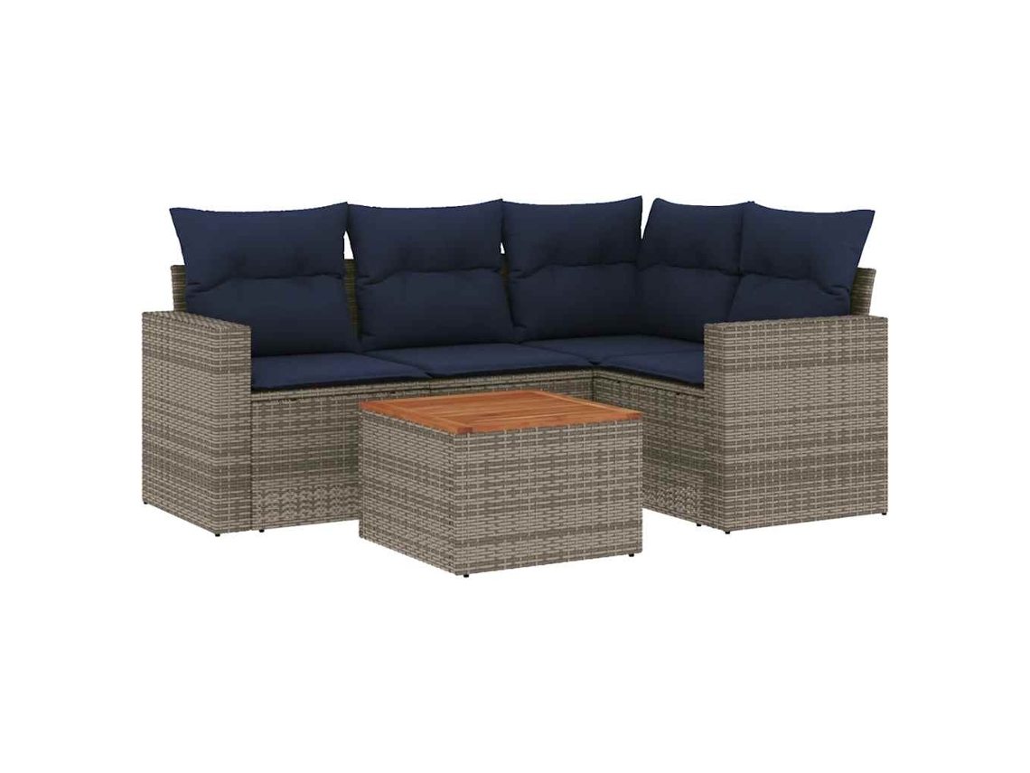 Garden Sofa Set, Garden Sofa Sets Vidaxl Cinzeto Rattan / Vime (n/a)