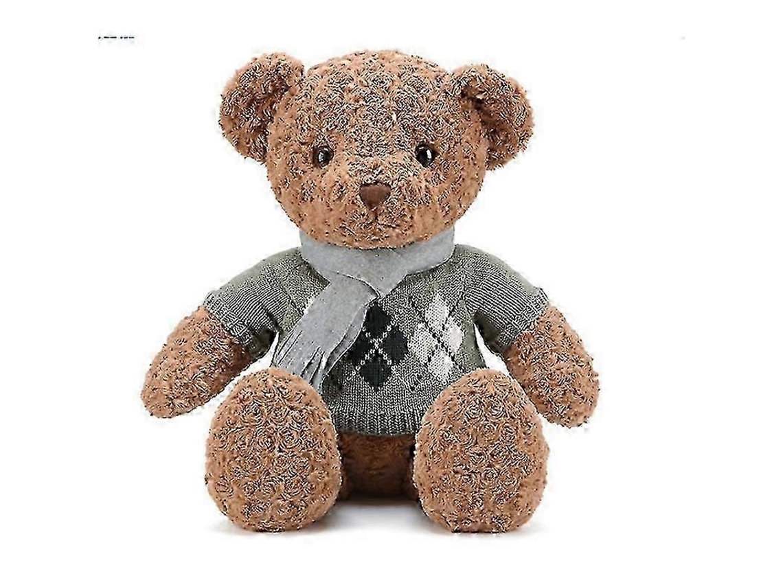 Urso De Pelúcia Com Suéter, Presente Para Crianças, 50cm Sem Marca