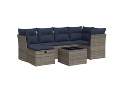 Garden Sofa Set, Garden Sofa Sets Vidaxl Cinzeto Rattan / Vime (n/a)