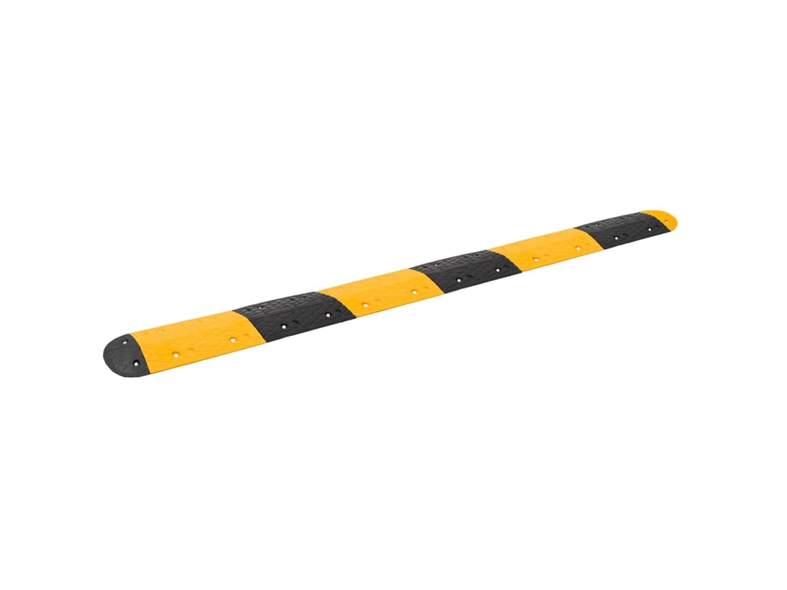 Vidaxl Lomba 323x32,5x4 Cm Borracha Preto E Amarelo