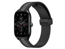 Pulseira De Silicone Dobrável Com Fecho Magnético De 20 Mm Para Amazfit Gts 4