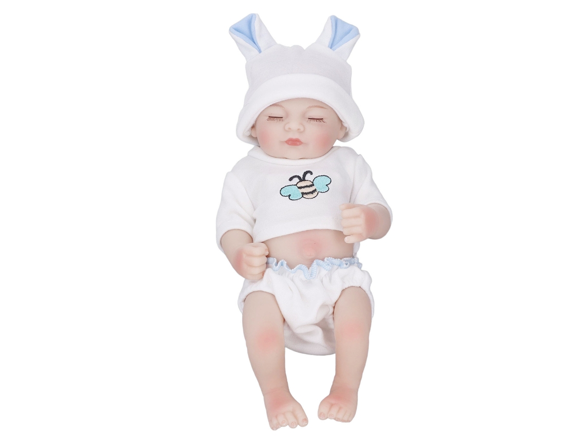 Mali boneco Bebê Menina Simulado Silicone Macio Toque Verdadeiro À Prova D'água Presente Perfeito 28cm