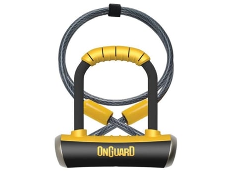 Pitbull Dt U-lock With Cable 120 X 10 Mm 90 x 140 x 14 mm Black / Yellow