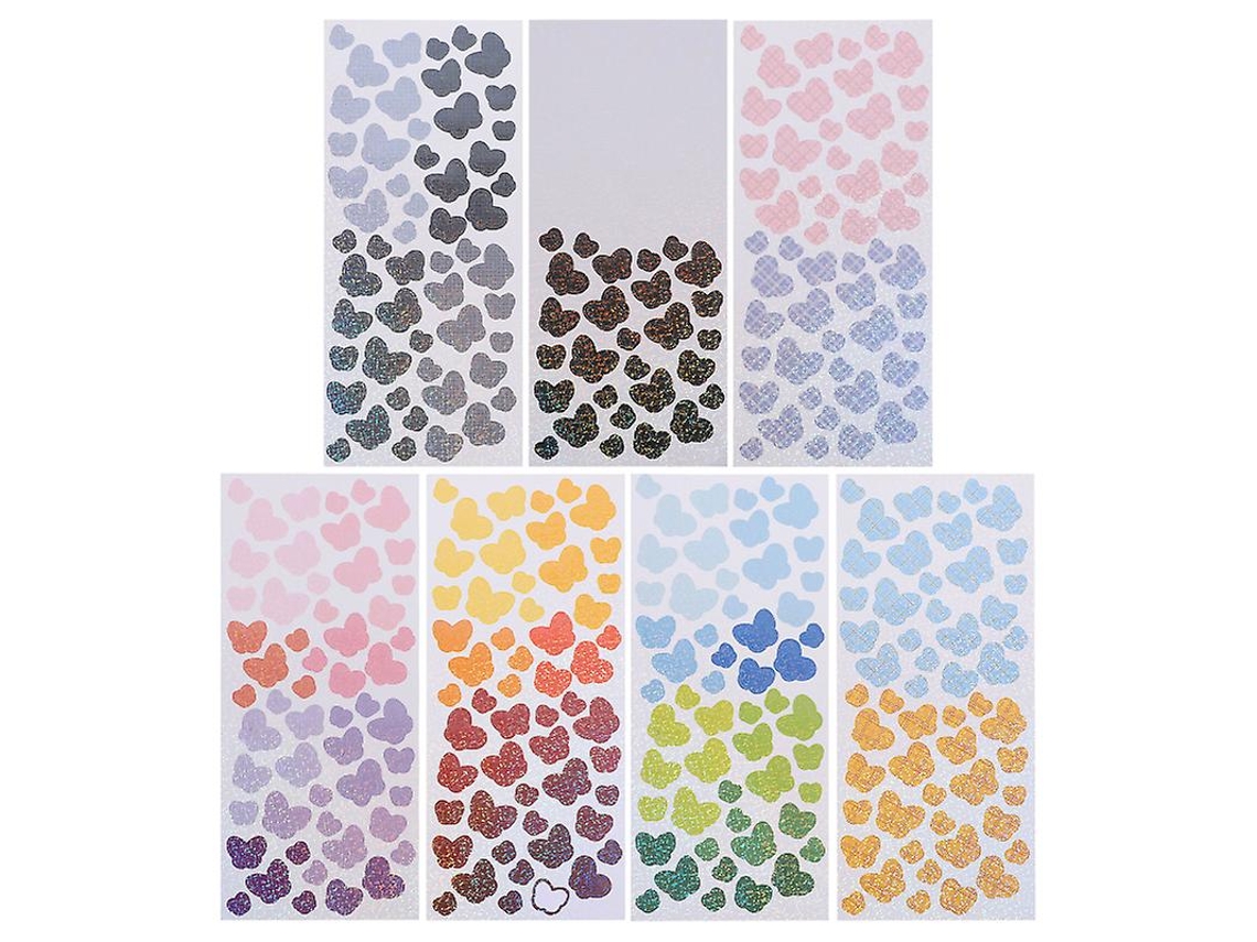 7 Folhas de Adesivos para Scrapbooking ALLINLESS