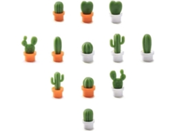 Ímãs De Geladeira Decorativos Perfeitos Para Casa, Escritório E Uso Pessoal. 12 Peças De Cactos. 12 Cactos. Aquaforge