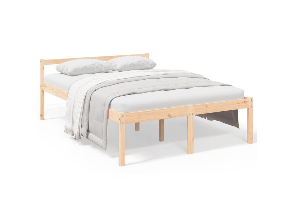 Cama para Idosos 120x200 Cm Pinho Maciço MAISON EXCLUSIVE