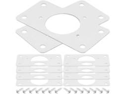 Placa De Reparo Dobradiças Uonlytech, 10 Peças, Placa De Metal Para Reparo Dobradiças Móveis E Armários Cozinha