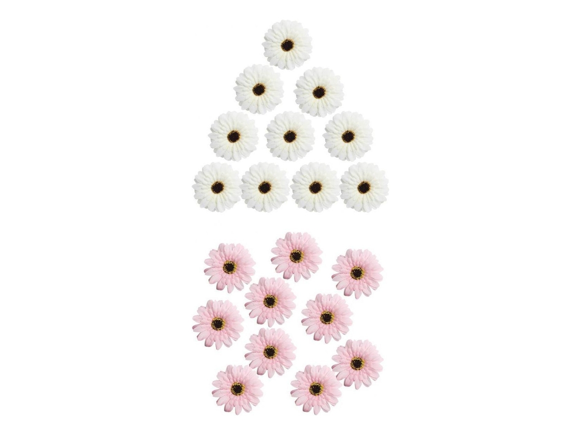 20 Cabeças De Flores De Gérberaslowmoose
