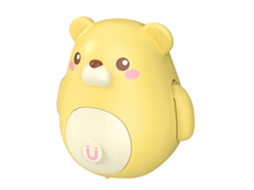 Brinquedo Animal Elétrico Giratório Magnético Seguro Cores Vibrantes Urso Amarelo Para Crianças