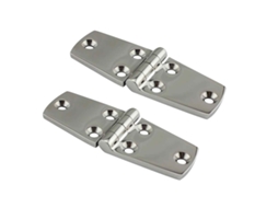 Two 102x38mm 316 Stainless Steel Marine Hinges, Used For Connecting Cabinet Doors On Boats And Yachts.