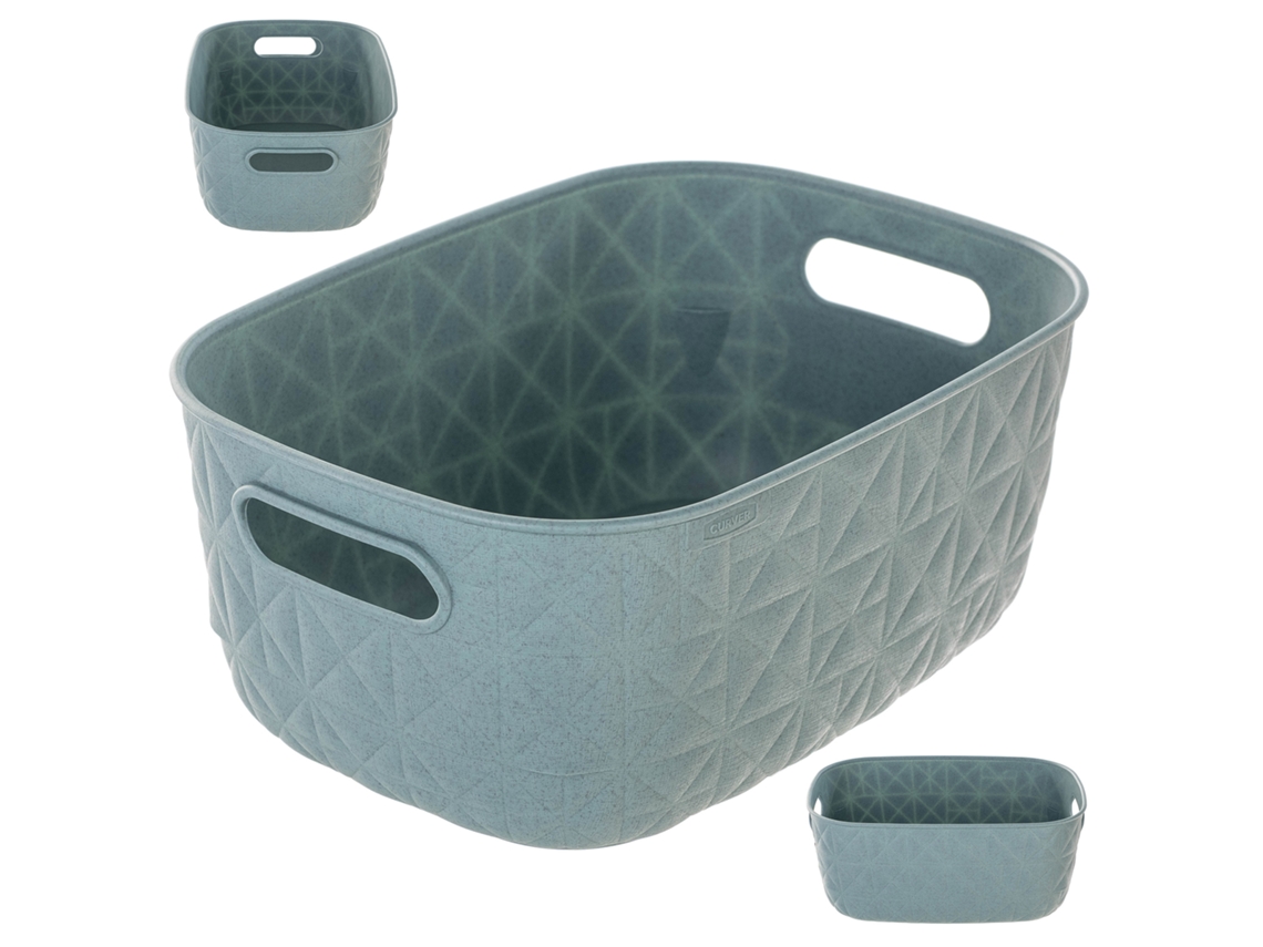 Caja Contenedor Cesta Organizador Curver Softex 4l Caja Organización Kadax