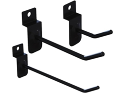 Ganchos Para Painel Perfurado De Metal, Conjunto Com 3 Unidades, Para Exibir Objetos.