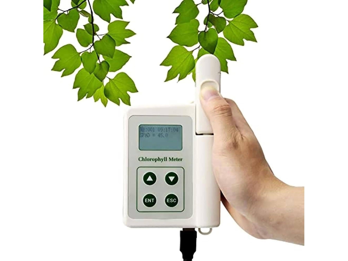 Analisador De Clorofila Portátil Spad Para Medição Nutrientes, Temperatura E Umidade Das Folhas, Exportação
