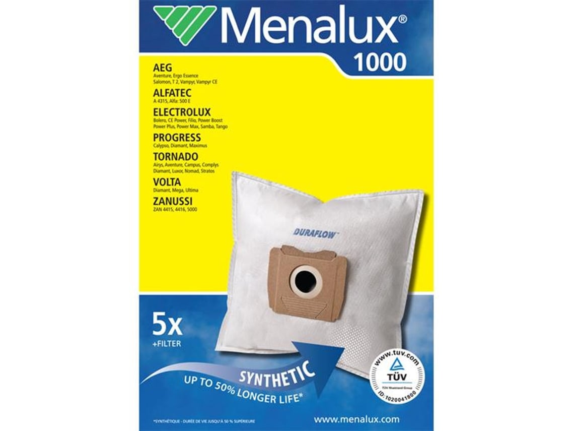 Saco de Aspirador MENALUX 1000 (5 unidades)