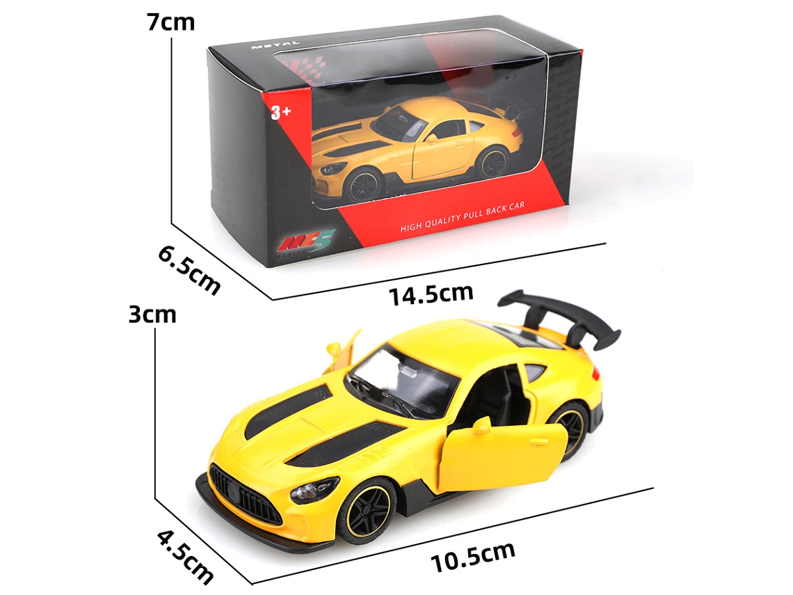 Miniatura de Carro em Metal Fundido, Escala 1/36, Brinquedo Infantil MDUG
