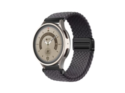 Pulseira De Relógio Em Nylon Trançado, Elástica E Respirável Com Fecho Magnético Para Huawei Gt6, Gt5 E Samsung Watch7