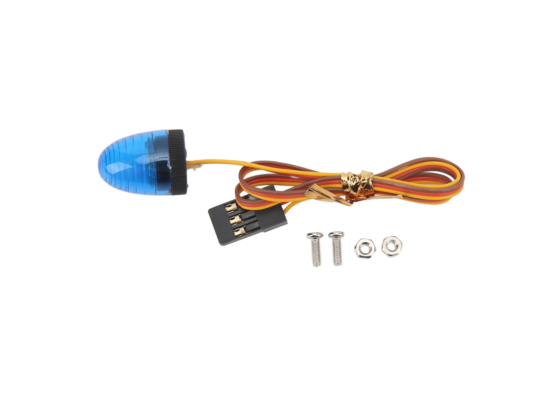 Luz De Polícia Simulação Rc Super Brilhante Led 13x17mm Para Carro Rc 1:10 Polícia Bombeiros Ambulância Azul