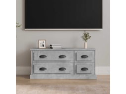 Vidaxl Móvel P/ Tv 100x35,5x45cm Derivados De Madeira Cinzento Cimento