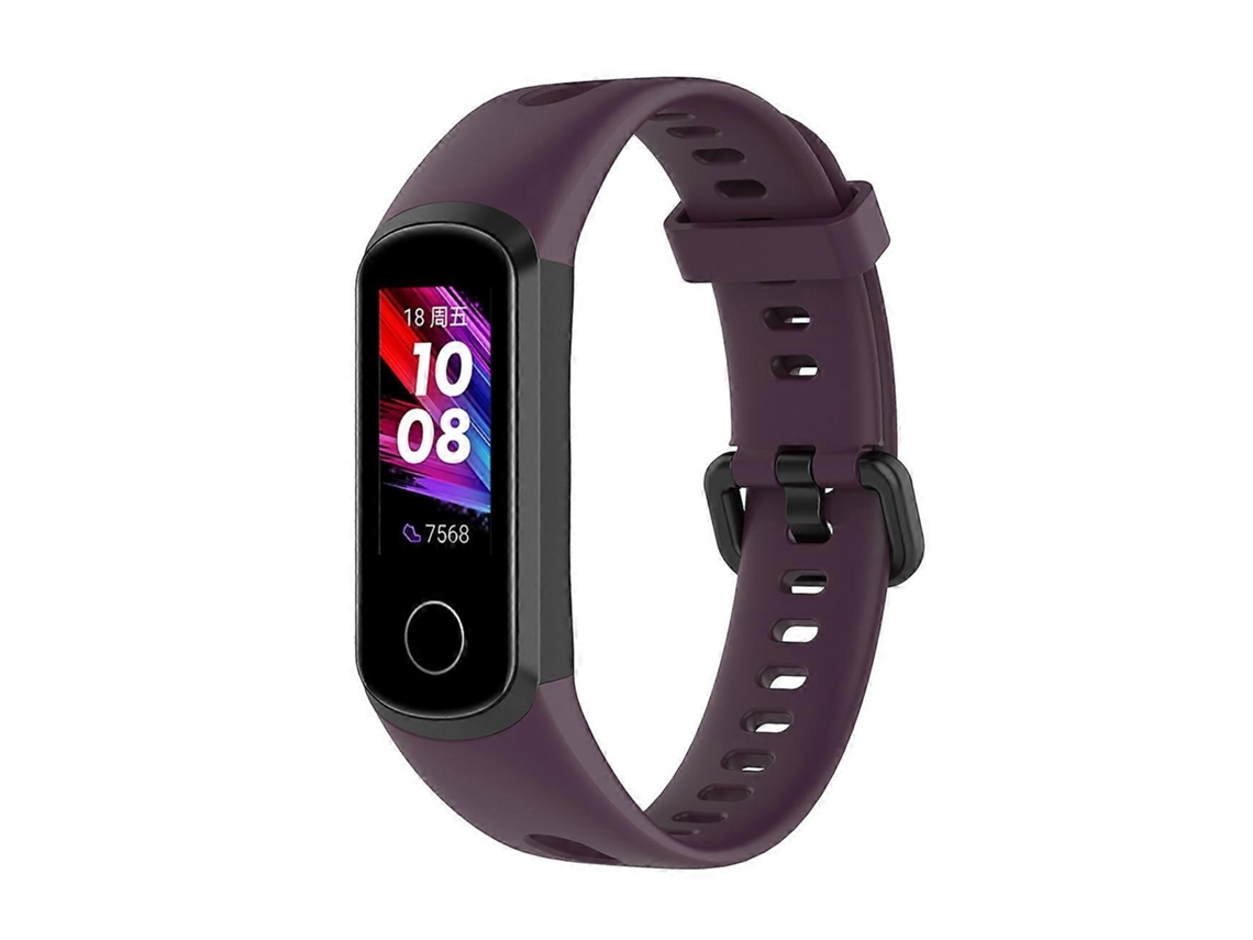 Pulseira De Silicone Com Fivela Metálica Para Huawei Honor Band 5i / Band 4, Tamanho Único (rosa Flor De Cerejeira).