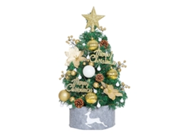 Laxiscreed Apresenta Enfeite Gold Tree Skirt Para Árvore De Natal Pequena, Conjunto Korea