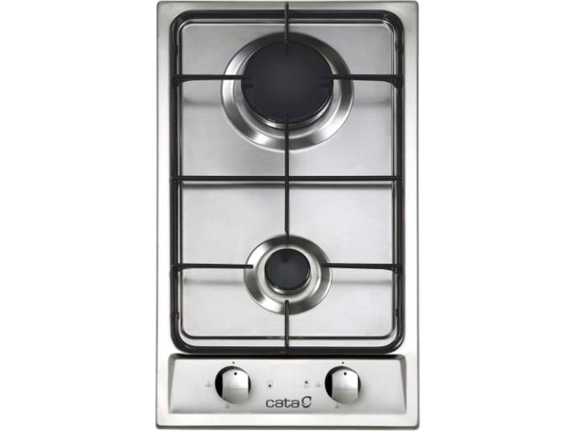 Placa de Gás CATA GI 302 (Gás Natural - 51 cm - Inox)