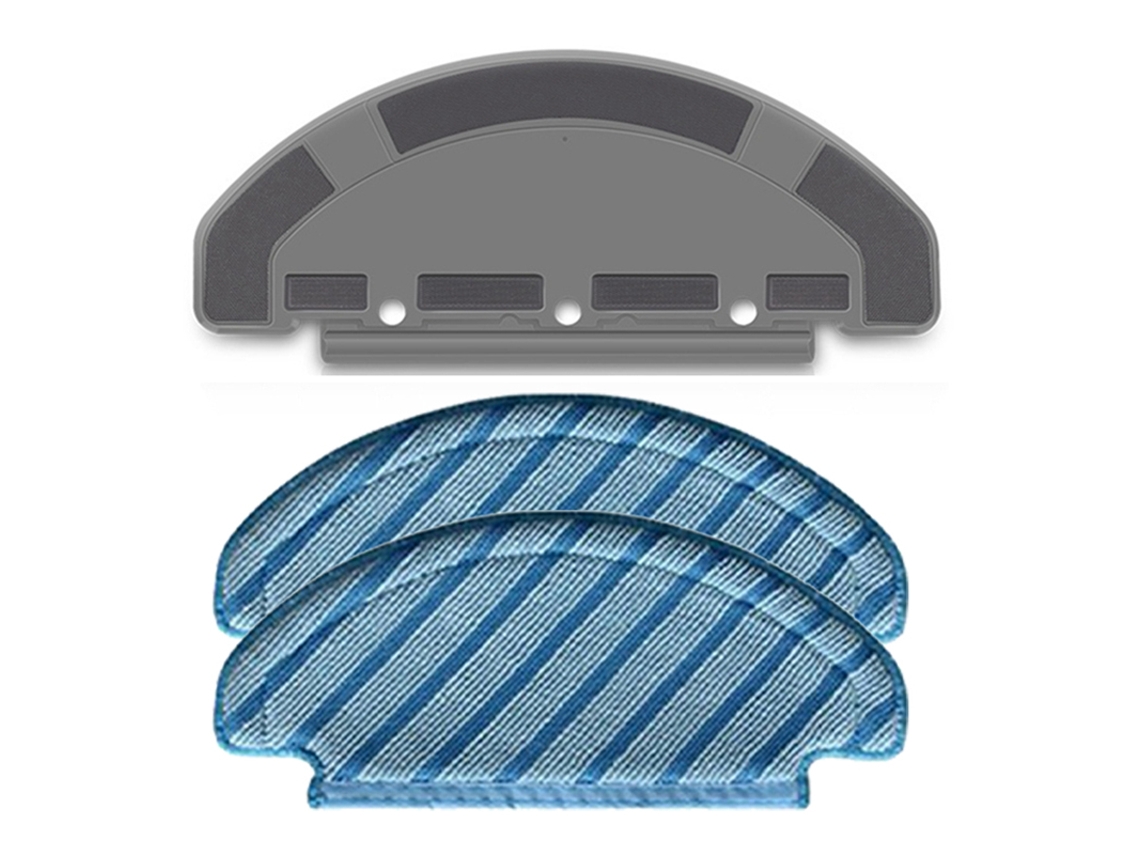 Pano de esfregão para ecovacs deebot ozmo t8/t8aivi/suporte de placa de esfregão, acessórios de substituição para aspirador de pó