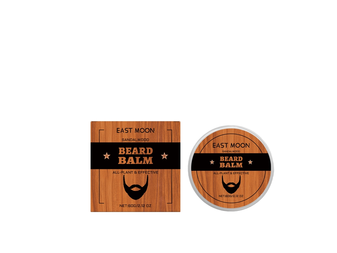 Creme para Barba East Moon Sandalo, Nutrição e Conforto para uma Barba Bem Cuidada LAXISCREED