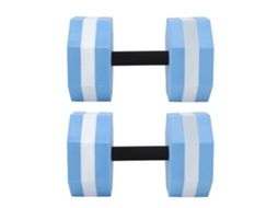 Kit de cabrestos Primerox em EVA de alta densidade para piscina (2 unidades) - Branco e Azul