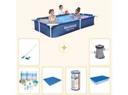 Bestway Piscina Bestway Steel Pro Retangular - 221x150x43 Cm - 7-peças S22213
