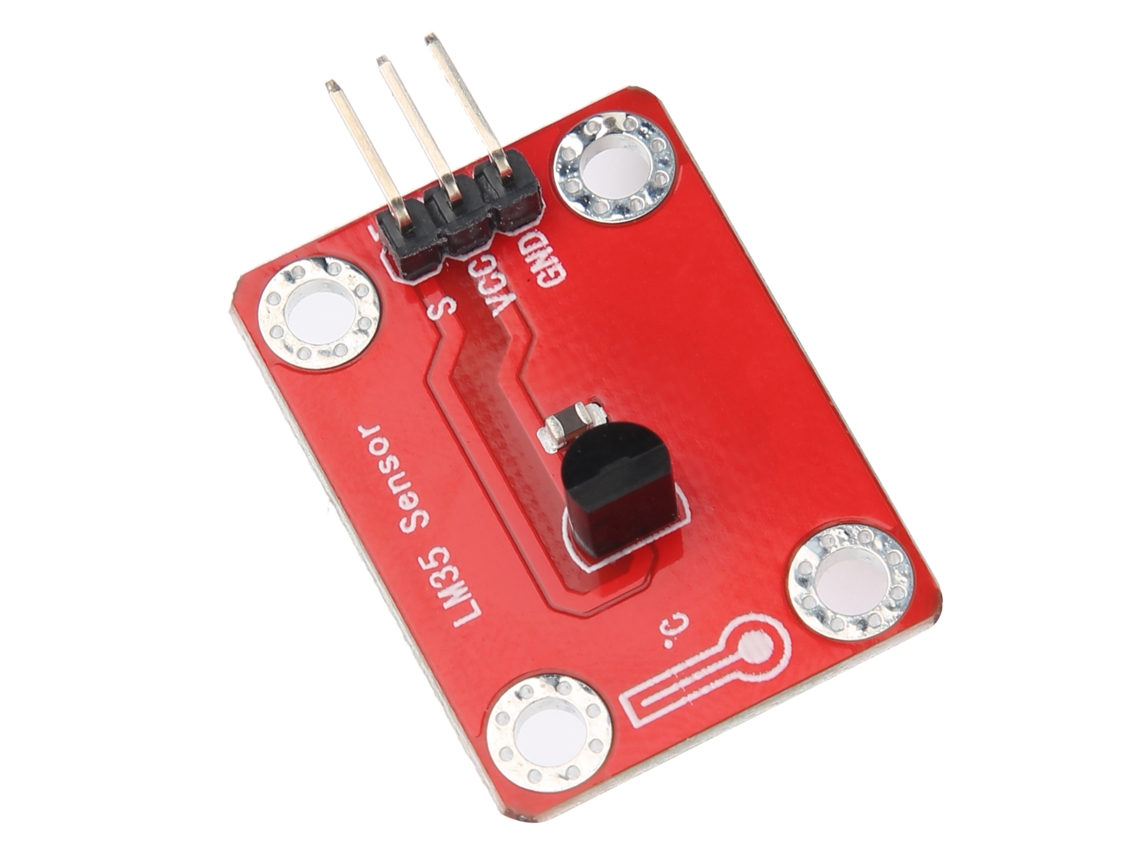 Sensor De Temperatura Lm35 Laxiscreed Compatível Com Microbit Para 3,3v A 5v Dc