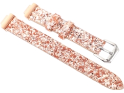 Pulseira Lantejoulas Smartwatches Fácil Instalar Cor Ouro Rosa GOKOCO