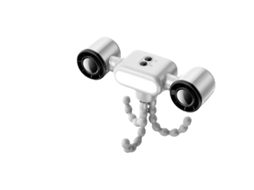 Clipe Dupla Cabeça 4000mah 3 Vel Led Branco P/ Viagens/camping