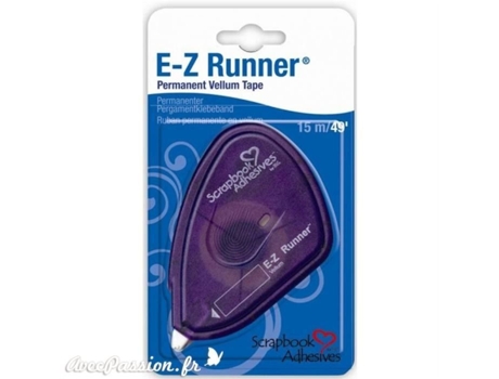 SCRAPBOOK ADHESIVES® BY 3 L Dispensador de adesivo dupla face E-Z Runner Permanente - 15 m