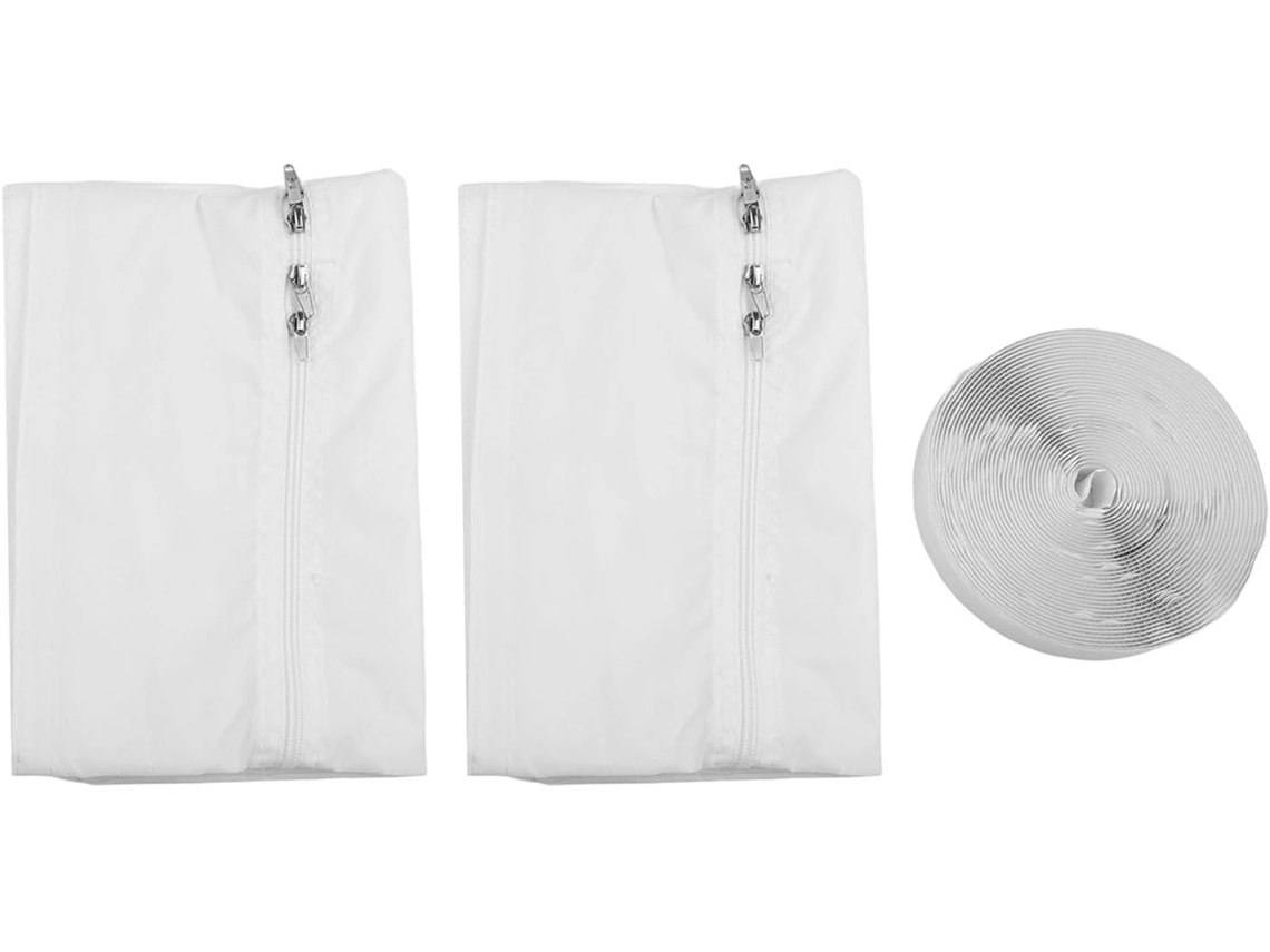 Kit De 2 Peças Tecido Resistente Ao Desgaste Para Vedação Janelas Duplas Ar Condicionado Portátil, 190x 40cm, 230x 40cm