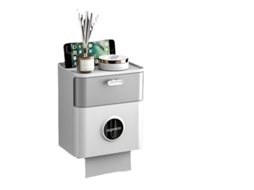 Caja De Pañuelos Para Baño - Hundred Gray