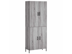 Guarda-roupa alto em madeira Sonoma Cinza, exclusivo da Maison (69,5 x 34 x 180 cm)